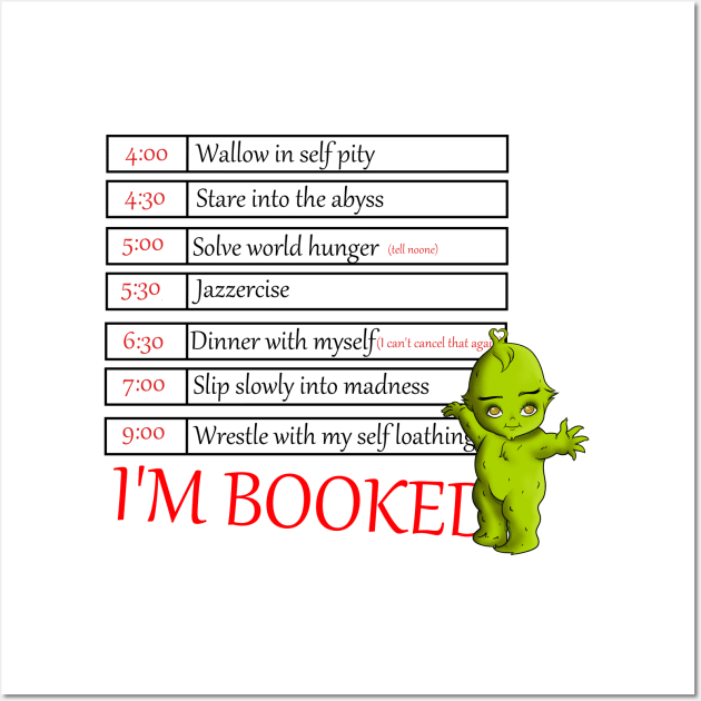 I'm Booked Wall Art by ImSomethingElse